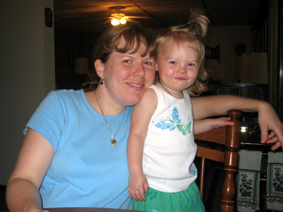 This little girl smiled a lot but not as much for the camera
